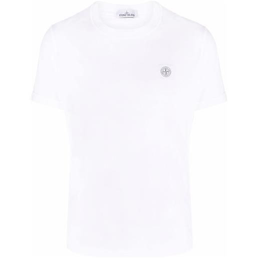 Stone Island t-shirt con applicazione - bianco