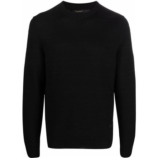 Billionaire maglione con scollo rotondo - nero