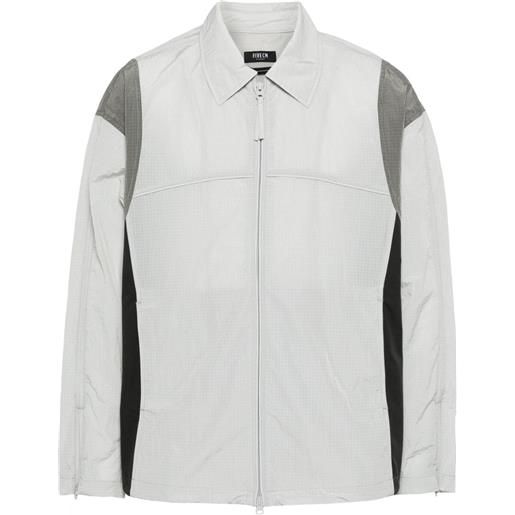 FIVE CM giacca sportiva con design color-block - grigio