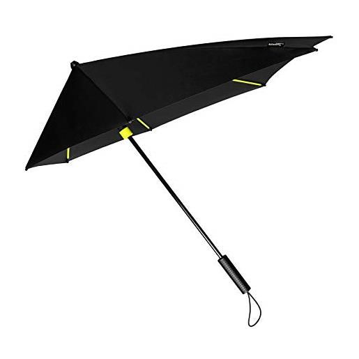 STORMaxi ombrello tempesta - antivento aerodinamico - resistente facilmente ai venti fino a 150 km/h, yellow frame, grande, ombrello canne, yellow frame, grand, ombrello canne