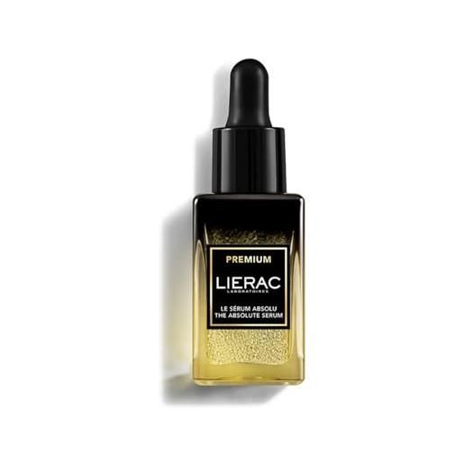 Lierac premium siero booster viso anti età con acido ialuronico, per tutti i tipi di pelle, formato da 30 ml