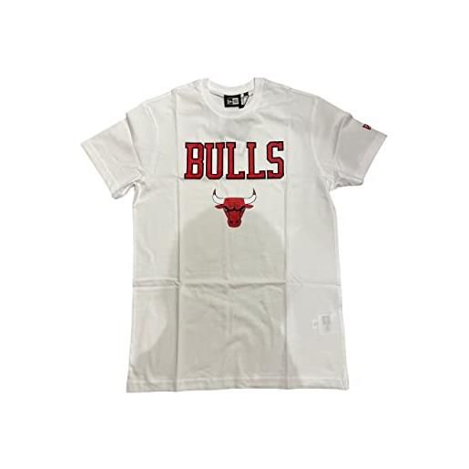 New Era t-shirt nba team logo - white/red m