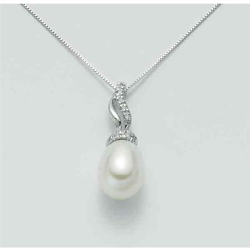 MILUNA Gioielli collana miluna brillanti e perla pcl3873