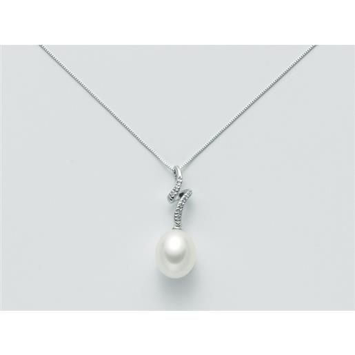 MILUNA Gioielli collana miluna brillanti e perla pcl4928