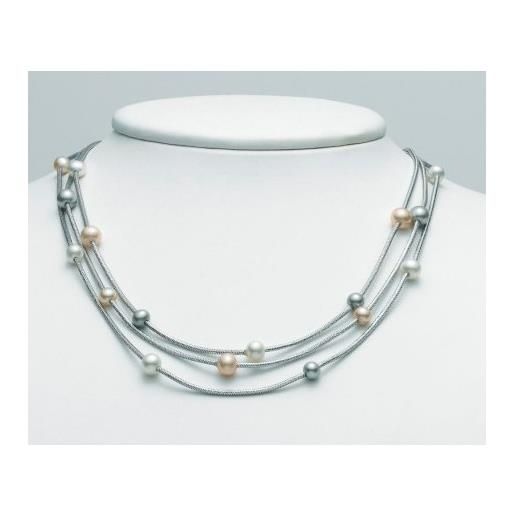 MILUNA Gioielli collana miluna perle e argento pcl5627