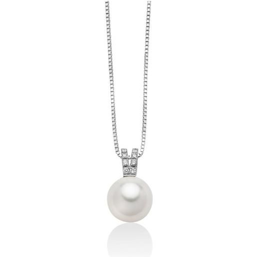 MILUNA Gioielli collana perla australiana e diamanti miluna pcl5928a
