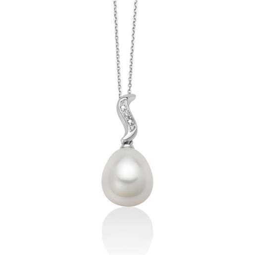 MILUNA Gioielli collana perle e diamanti miluna pcl6388