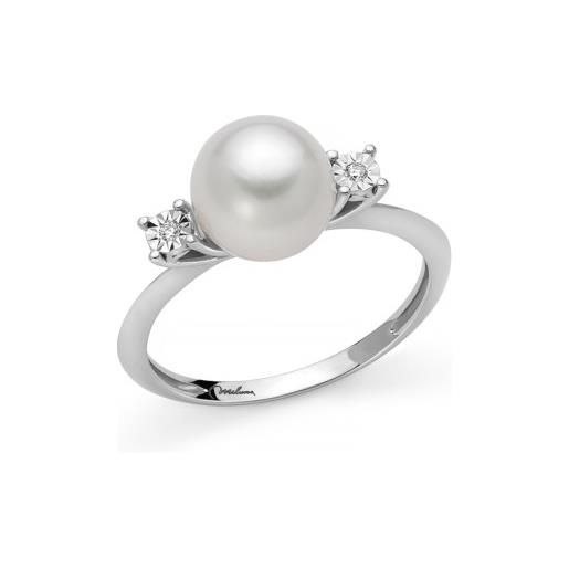 MILUNA Gioielli anello con perla e diamanti miluna pli1663