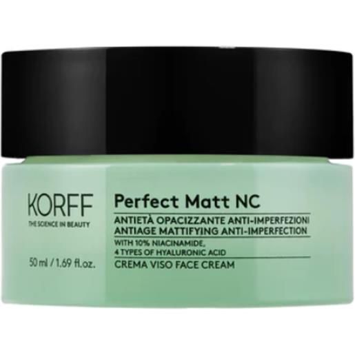 KORFF Srl korff perfect matt nc crema viso antietà - crema opacizzante antimperfezioni e antiage - 50 ml