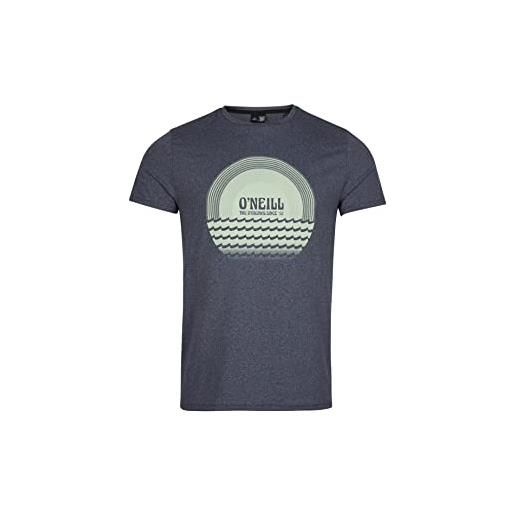 O'NEILL t-shirt a maniche corte solar hybrid, uomo, blu, s/m