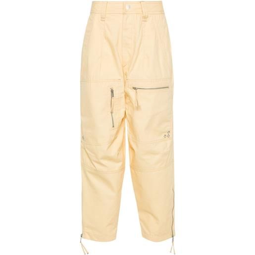 MARANT ÉTOILE pantaloni kelvin - giallo