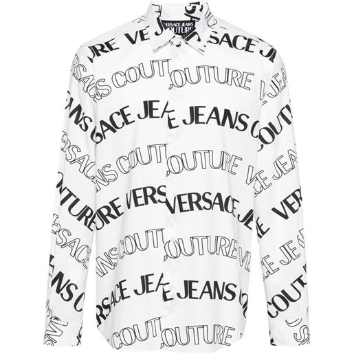 Versace Jeans Couture camicia con stampa - bianco