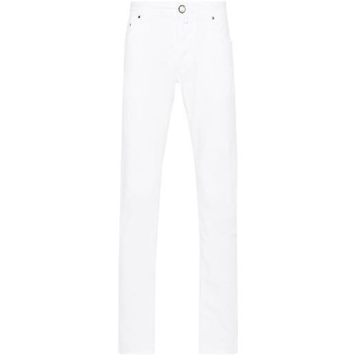 Jacob Cohën pantaloni elasticizzati - bianco