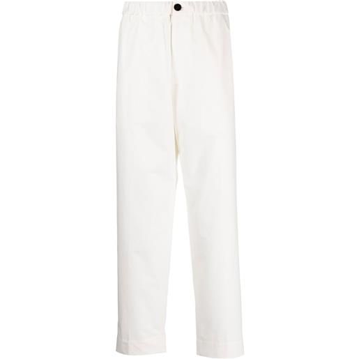 Jil Sander pantaloni crop dritti - bianco