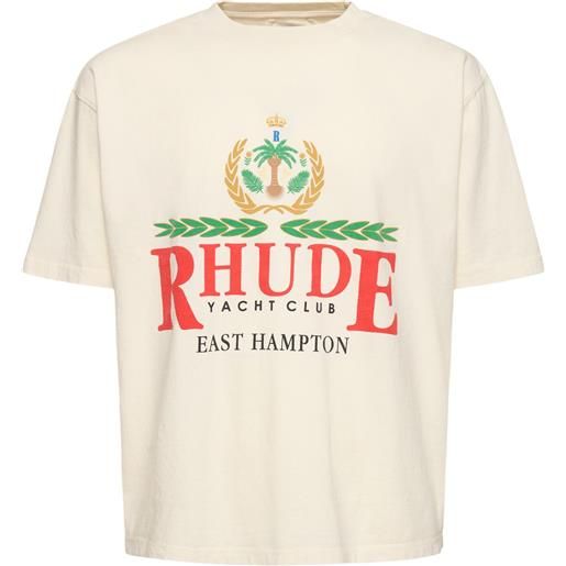 RHUDE t-shirt east hampton crest