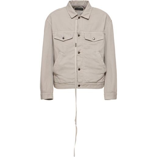 ANN DEMEULEMEESTER giacca patrick in cotone