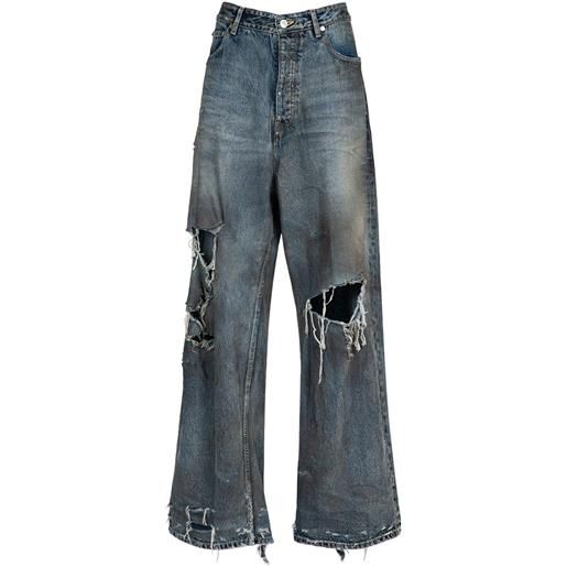 BALENCIAGA jeans larghi in denim giapponese