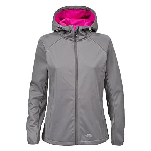 Trespass - giacca softshell sisely, donna, sisely, storm grey, 2x-small