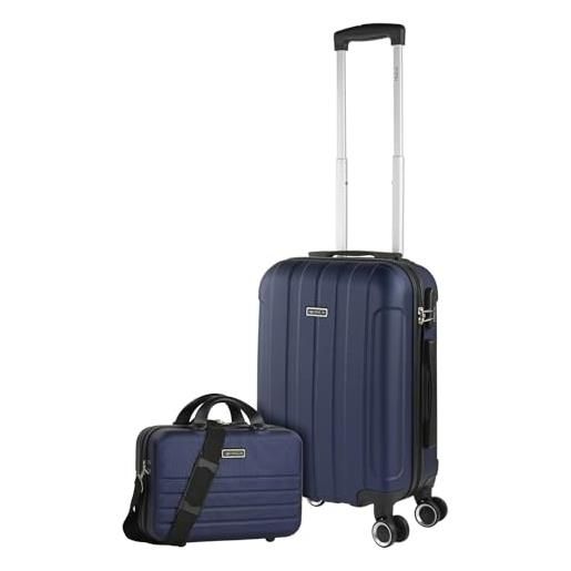 ITACA - valigia bagaglio a mano 55x40x20 - trolley bagaglio a mano, trolley cabina, valigie, trolley 55x40x20 771150, marino