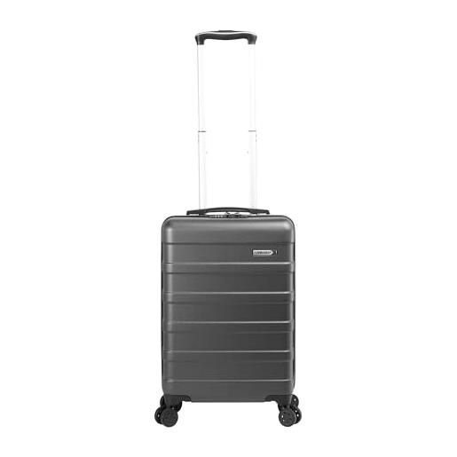 Cabin Max anode 55x35x25 valigia viaggio aereo bagaglio a mano trolley, con serratura ita, air france, klm, 44l