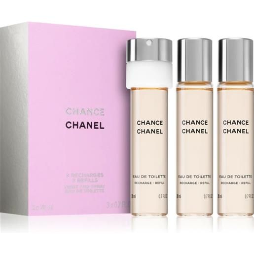 Chanel chance - edt ricarica (3 x 20 ml) 60 ml