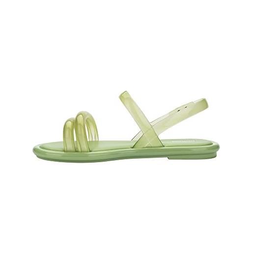 melissa airbubble sandal ad an159 green donna 41/42 eur, verde, 41/41.5 eu