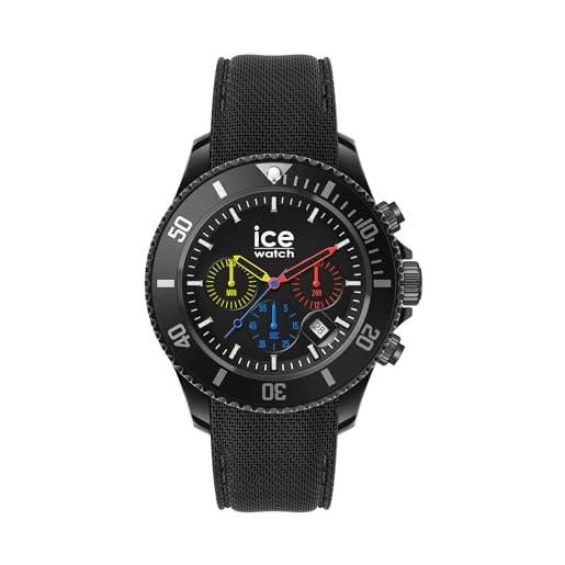 Ice-watch - ice chrono trilogy - orologio nero da uomocon cinturino in plastica - 021600 (medium)