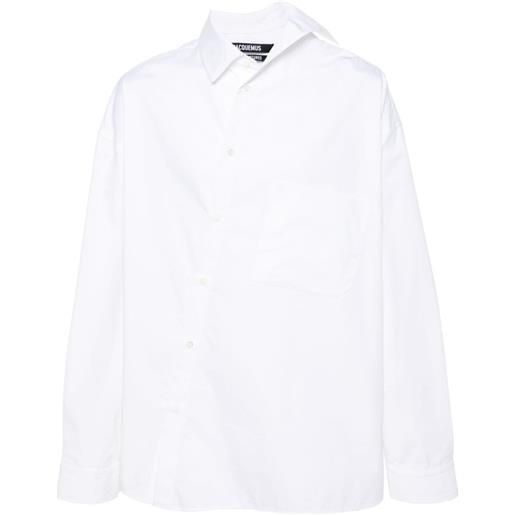 Jacquemus camicia cuadro - bianco