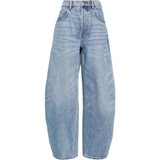 Alexander Wang jeans a gamba ampia - blu