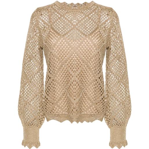 TWINSET maglione - oro