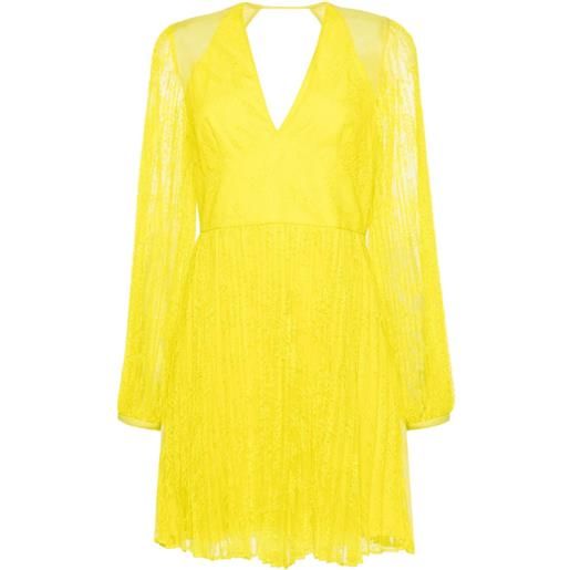 TWINSET abito corto a fiori - giallo