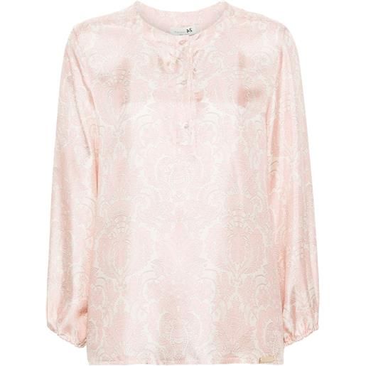 Manzoni 24 blusa con stampa grafica - rosa