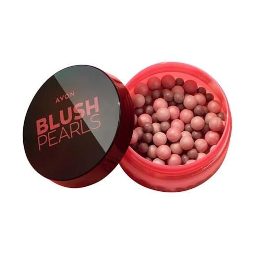 Avon perle di cipria blush, colore profondo, 28 g, brillanti, confezione più grande