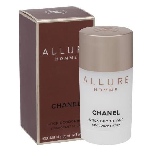 Chanel allure homme 75 ml in stick deodorante senza alluminio per uomo