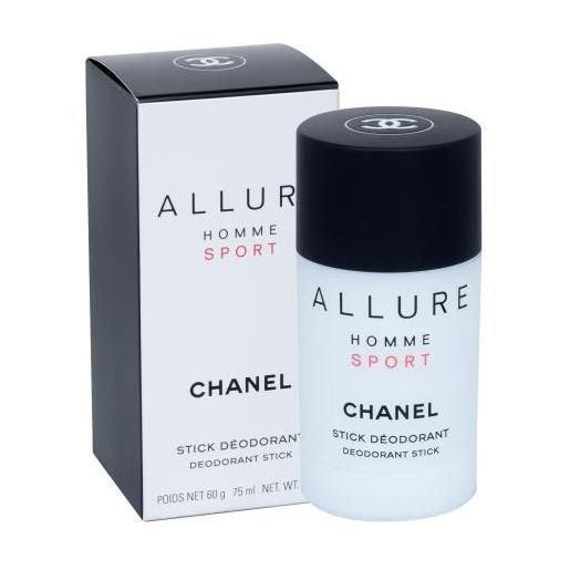 Chanel allure homme sport 75 ml in stick deodorante senza alluminio per uomo