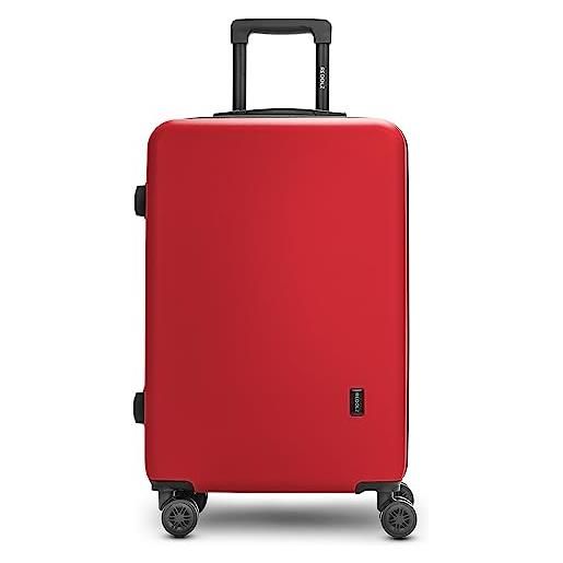 REDOLZ essentials 09 valigia rigida donna/uomo | trolley leggero 42 x 28 x 67 cm - materiale abs di alta qualità | 4 rulli doppi e serratura tsa