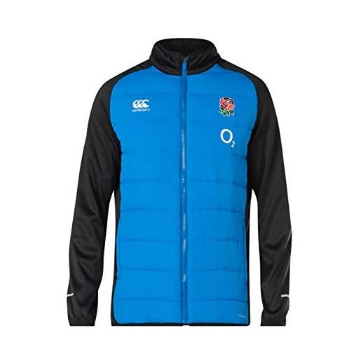 Canterbury da uomo ufficiale rugby inghilterra 18/19 thermoreg hybrid jacket, uomo, e583972b54, directoire blue, xs