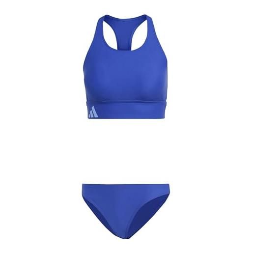 adidas hr4376 brd bikini costume da nuoto semi lucid blue/blue fusion 44
