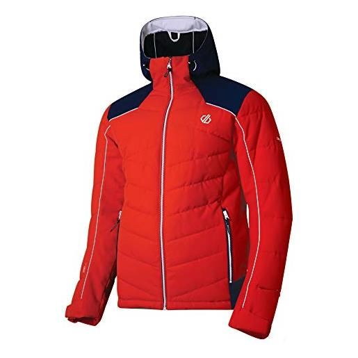Regatta dare 2b maxim - giacca termica da sci e snowbard, impermeabile e traspirante, uomo, giacca impermeabile, isolante, dmp432 aar80, rosso fuoco/blu ammiraglio. , xl