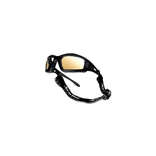 Cybergun bolle yellow lens, occhiali tracker lenti giallo /c300-10 unisex-adulto, nero, taglia unica
