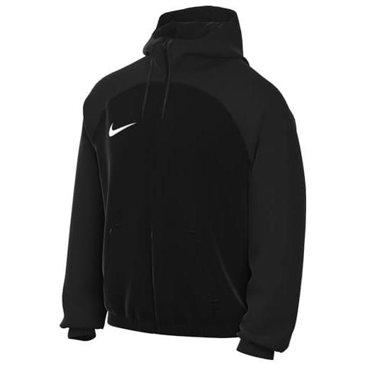 Nike m nk df acd hd trk jkt w giacca, nero/nero/bianco, xs uomo