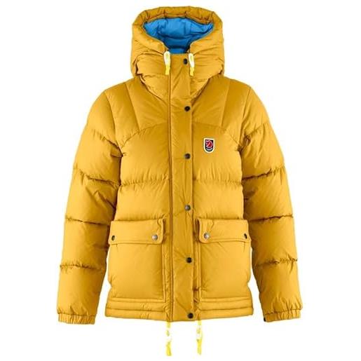 Fjallraven 89995-161-525 expedition down lite jacket w giacca donna mustard yellow-un blue taglia xs