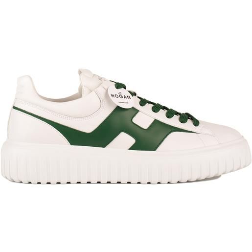 Hogan sneakers Hogan h-stripes bianco h verde