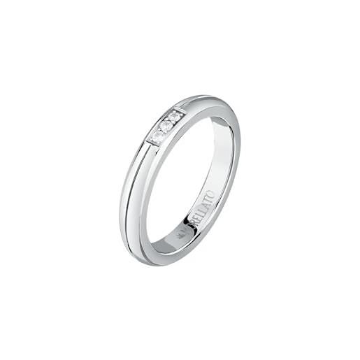 Morellato anello donna acciaio, zirconi, collezione love rings - sna480
