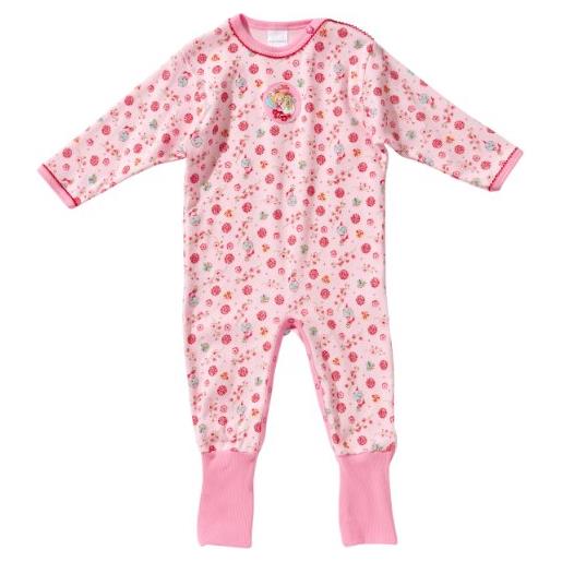 Schiesser baby 136866-503 - pigiama intero lungo, bambino, rosso (rot (503-rosa)), 86 (1 anno)