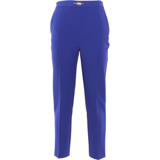 ELISABETTA FRANCHI pantalone dritto blu