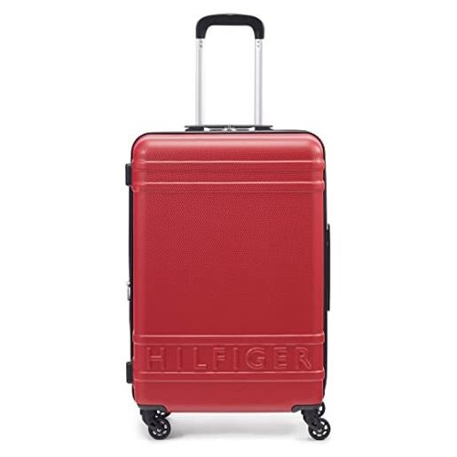 Tommy Hilfiger lexington upight - valigia rigida, rosso, 63,5 cm, lexington upight - valigia rigida