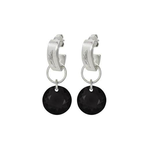 Ellen Kvam Jewelry classic cut earrings - black