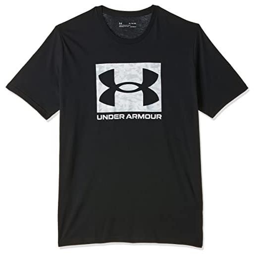Under Armour maglietta a maniche corte con logo camo box graph, nero, xl uomo