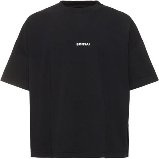 BONSAI t-shirt oversize in cotone con logo
